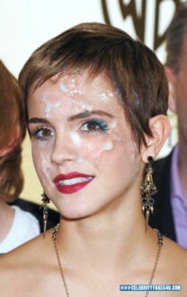 Emma Watson Cum Facial Naked Fake 004