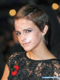 Emma Watson Cum Facial Naked Fake 005