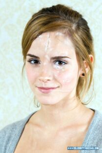 Emma Watson Cum Facial Naked Fake 006