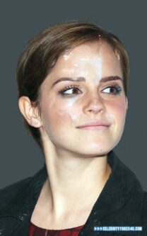 Emma Watson Cum Facial Nsfw Fake 004