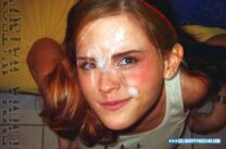 Emma Watson Cum Facial Porn Fake 007