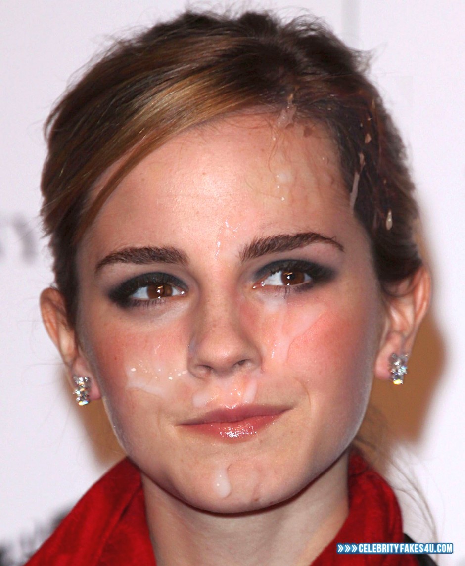 Emma Watson Fake, Cum Facial, Cumshot, Porn