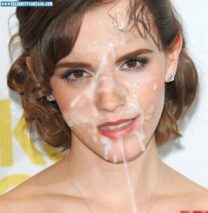 Emma Watson Cum Facial Porn Fake 015