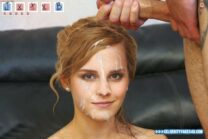 Emma Watson Cum Facial Fake 019