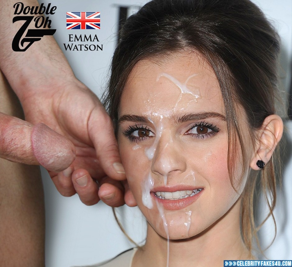 Emma Watson Fake, Cum Facial, Cumshot, Porn