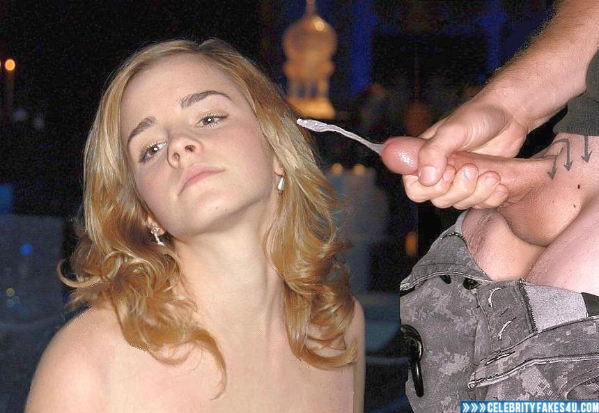 Emma Watson Fake, Cum Facial, Cumshot, Porn