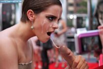 Emma Watson Horny Cum Facial Fake 001