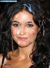 Emmanuelle Chriqui Cum Facial Nsfw Fake 001