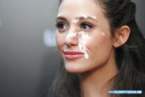 Emmy Rossum Cumshot Facial 001