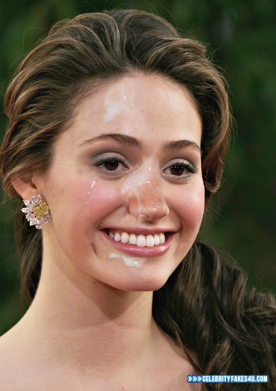 Emmy Rossum Fake, Cum Facial, Porn