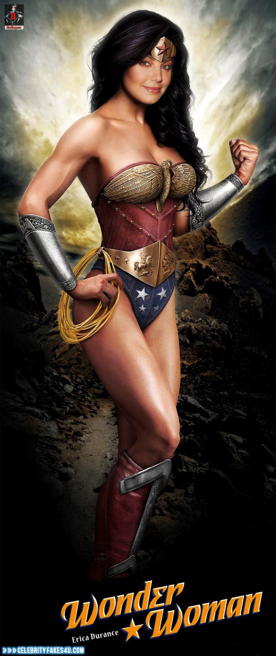 Wonder Woman Porn Movie - Erica Durance Cosplay Wonder Woman Porn 001 Â« Celebrity Fakes 4U