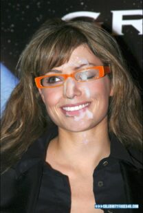 Erica Durance Glasses Cumshot Facial Xxx 001