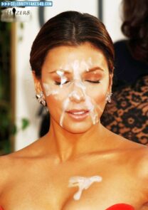 Eva Longoria Big Cumshot Cum Facial 001