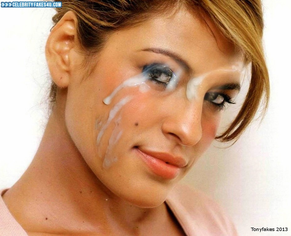 Eva Mendes Fake, Cum Facial, Porn