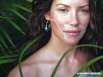 Evangeline Lilly Cumshot Facial Lost 001