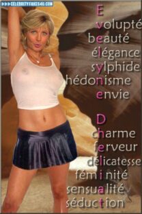 Evelyne Dheliat Skirt See Thru Nsfw 001