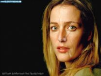 Gillian Anderson Cum Facial 001