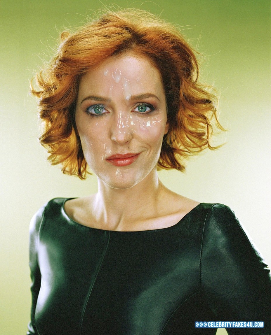 Gillian Anderson Fake, Cum Facial, Porn