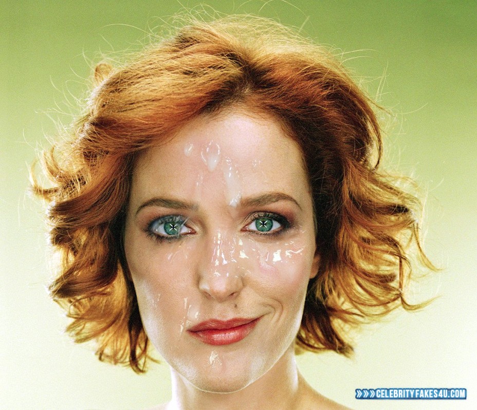 Gillian Anderson Fake, Cum Facial, Porn