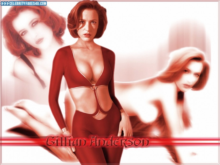 Gillian Anderson Fake, Very Nice Tits, Porn