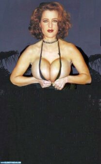 Gillian Anderson Huge Tits Boobs Squeezed 001