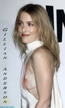 Gillian Anderson Nip Slip Red Carpet Xxx 001