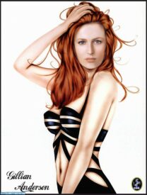 Gillian Anderson Nudes Cartoon 001