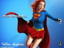 Gillian Anderson Skirt Superman Nsfw 001