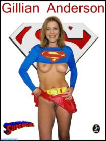 Gillian Anderson Superman Upskirt Pussy 001