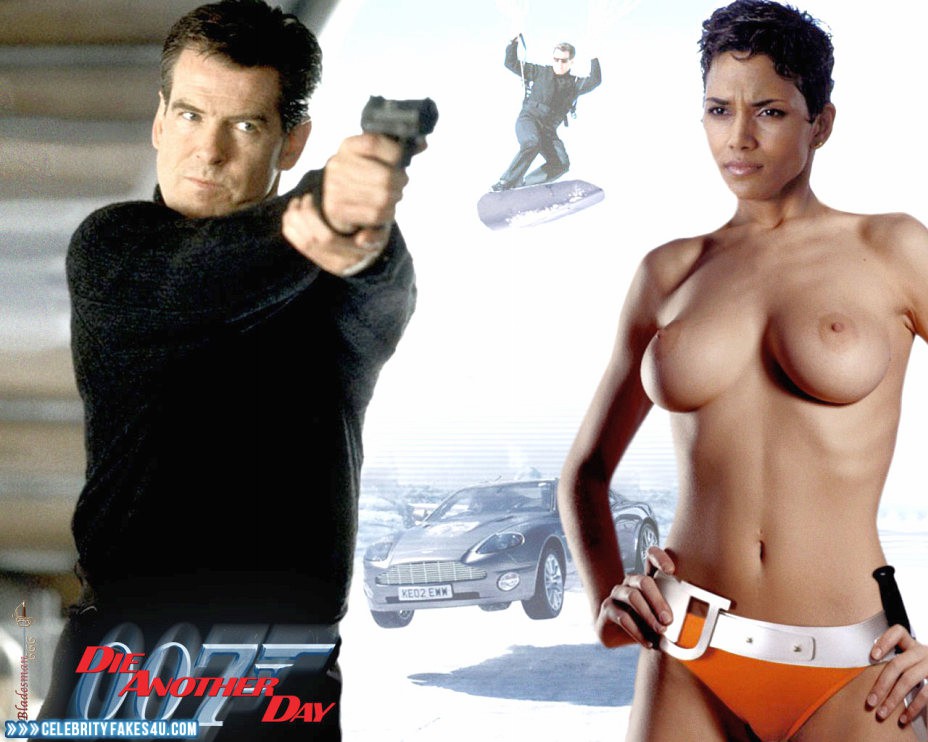 Halle Berry Fake, 007 James Bond, Series, Tits, Very Nice Tits, Porn