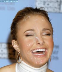 Hayden Panettiere Cumshot Facial Naked 001