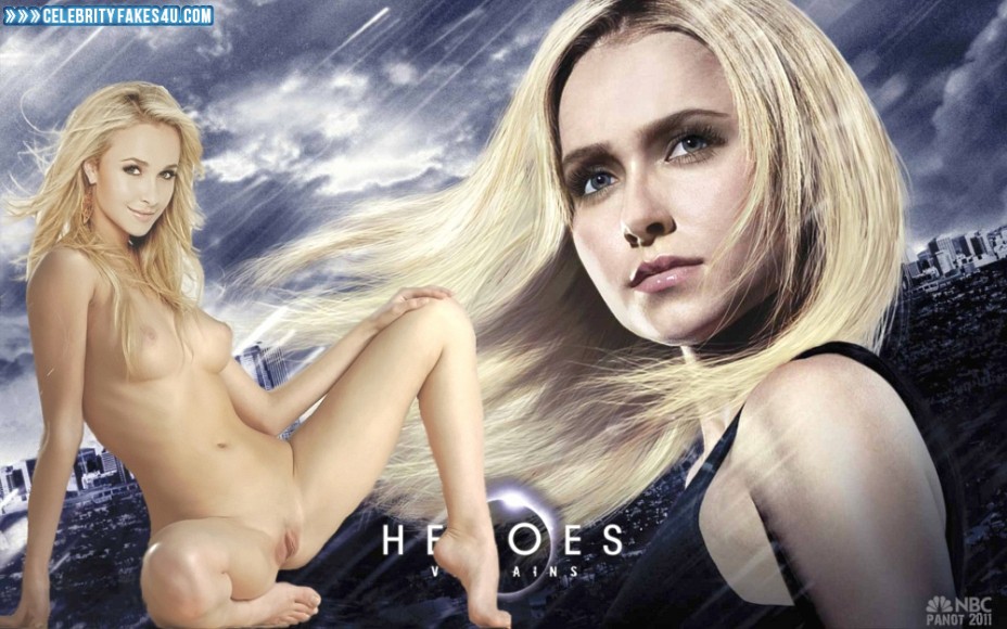 Hayden Panettiere Fake, Heroes, Legs Spread, Tits, Porn