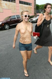 Hayden Panettiere See Thru Public Nudes 001