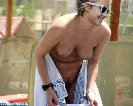 Hayden Panettiere Fake, Public, Tits, Voyeur, Porn