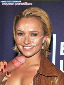 Hayden Panettiere Handjob Facial Cumshot Fake Sex 001