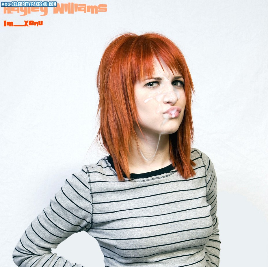 Hayley Williams Fake, Cum Facial, Swallowing Cum, Porn