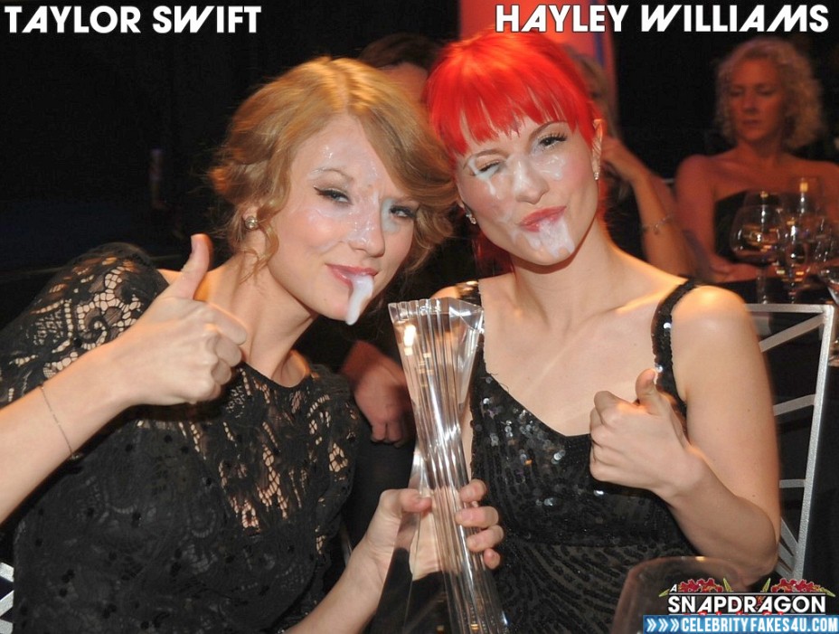 Hayley Williams Fake, Cum Facial, Lesbian, Public, Swallowing Cum, Porn