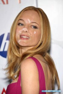 Heather Graham Hot Facial Cumshot Porn 001