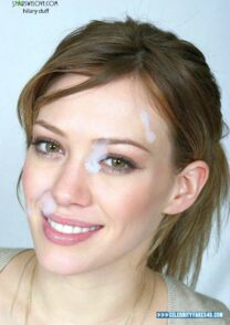 Hilary Duff Cumshot Facial 001