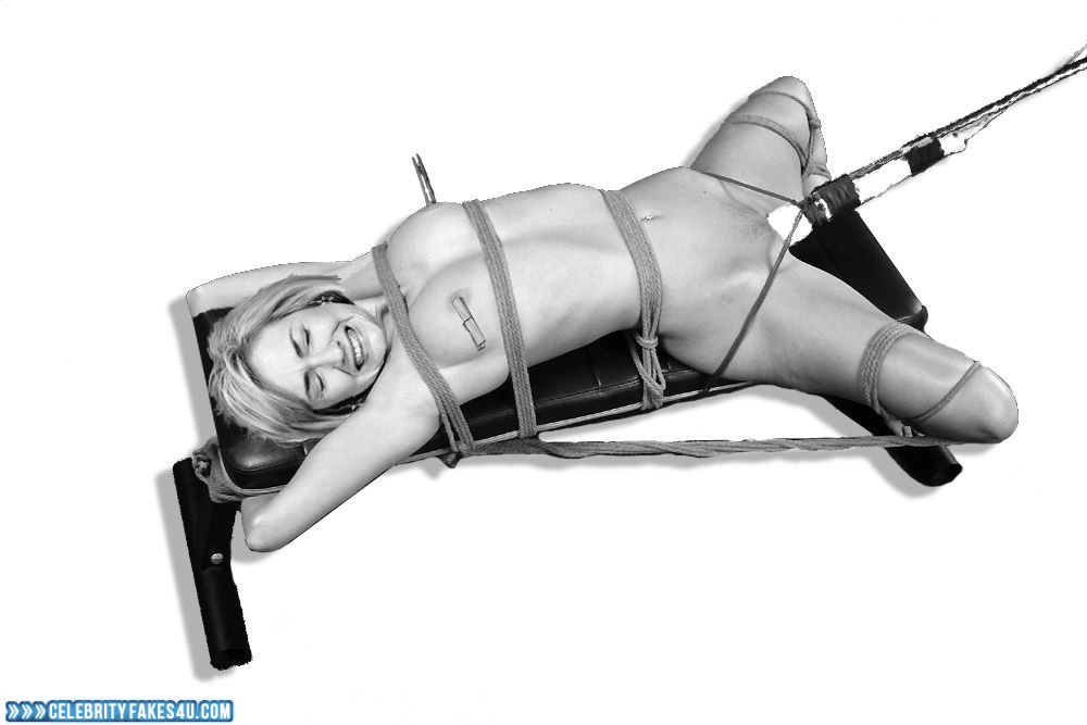 Hillary Clinton Fake, Bondage, Masturbating, Nipple Torture, Pinching Nipples, Sex Toy, Porn