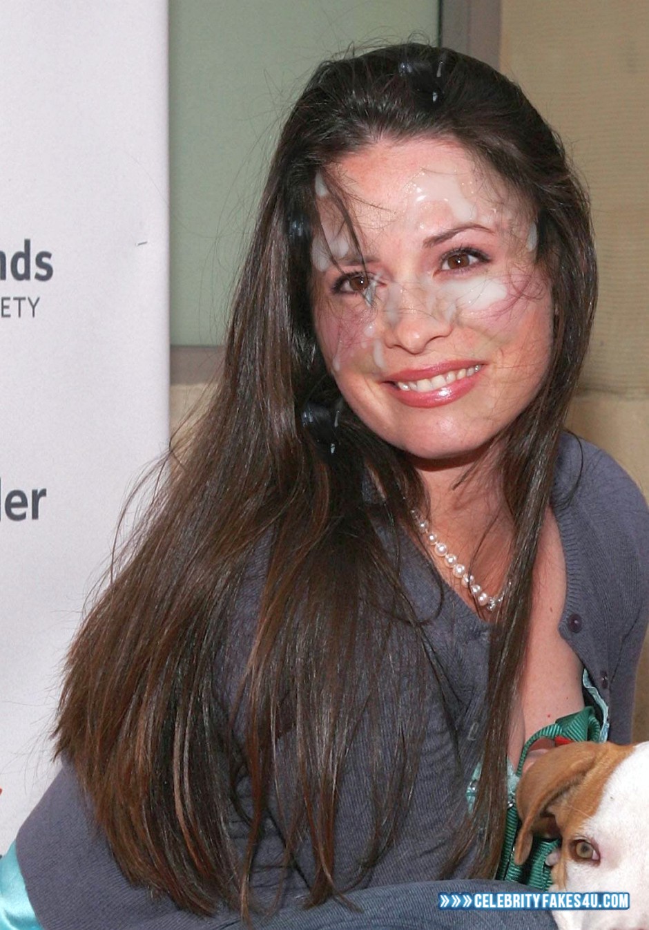 Holly Marie Combs Cum Facial Fake 001 « Celebrity Fakes 4U