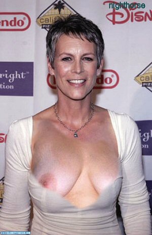 Jamie Lee Curtis Fake, Nip Slip, Red Carpet Event, Porn