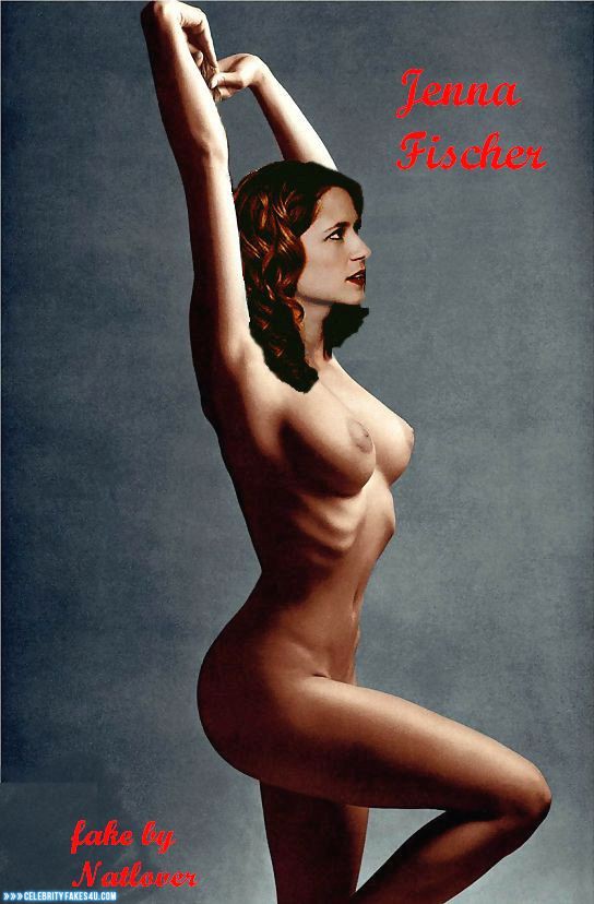 Jenna Fischer Fake, Lipstick, Naked Body / Fully Nude, Nude, Porn