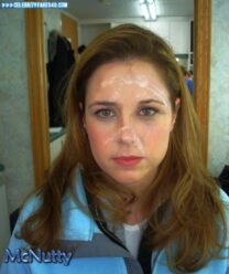 Jenna Fischer Selfie Facial Cumshot Nsfw 001