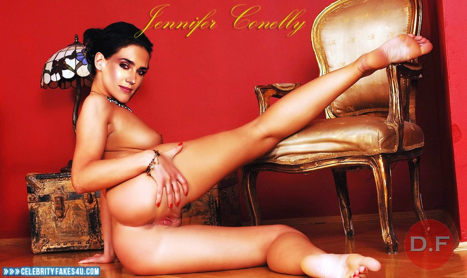 Jennifer Connelly Fake, Ass, Pussy Spread, Sexy Legs, Porn