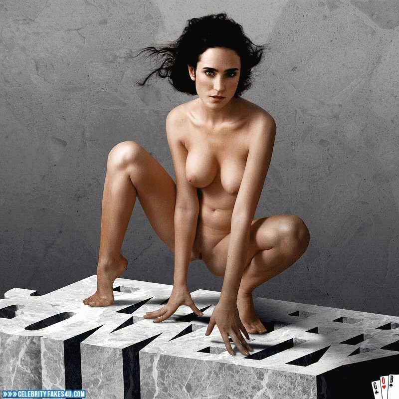 Jennifer Connelly Fake, Legs Spread, Nude, Tits, Porn