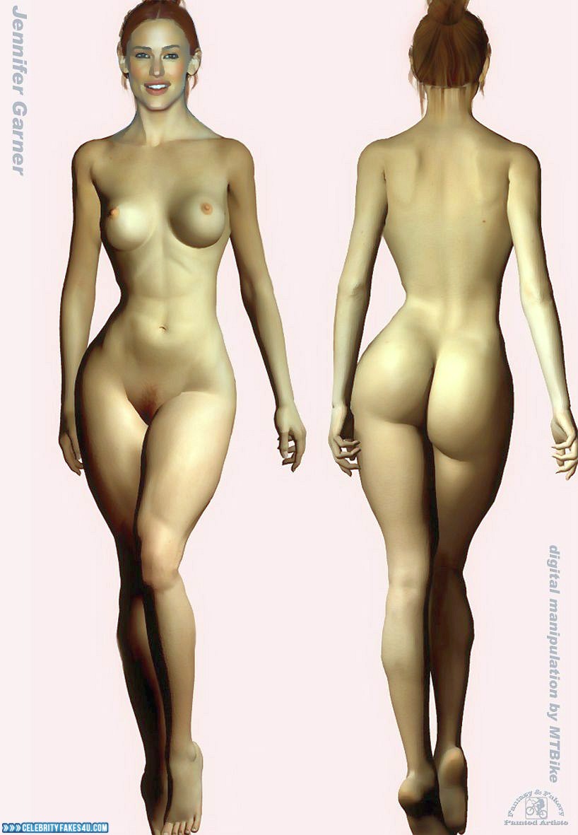Jennifer Garner Cartoon Ass Naked 001 Â« Celebrity Fakes 4U