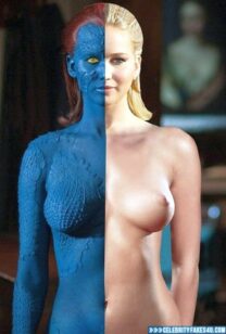 Jennifer Lawrence Boobs X Men Xxx 001