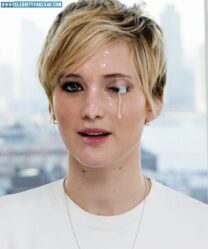 Jennifer Lawrence Cum Facial 001