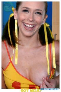 Jennifer Love Hewitt Pinching Nipples 001